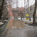 Огромную лужу удалили с дороги благодаря Госадмтехнадзору