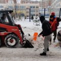 Порядка 860 кубометров снега вывезли с дворовых территорий Люберец за неделю