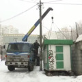 В Люберцах начали сносить киоски, работающие незаконно